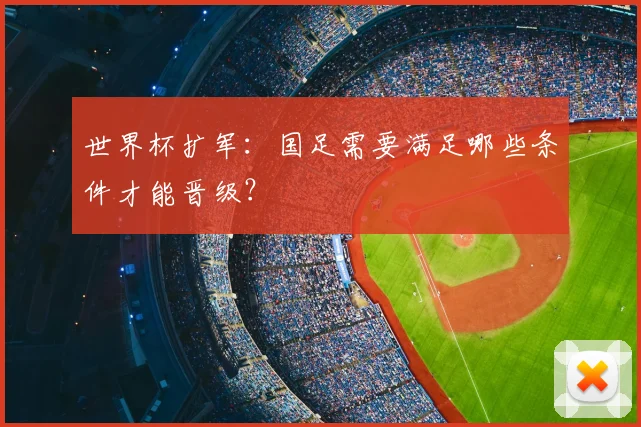 世界杯扩军:国足需要满足哪些条件才能晋级?